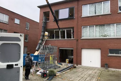 Bigger view of totaal renovatie van een half open bebouwing